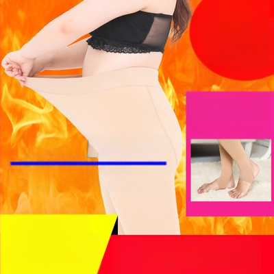 Nylon harisnyanadrág fleece belsővel, ultra vastag, meleg és formázó, egyszerű stílus