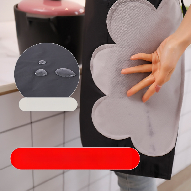 Престилка за кухня без ръкави, PVC, водоустойчива и устойчива на мазнини, карикатурен принт