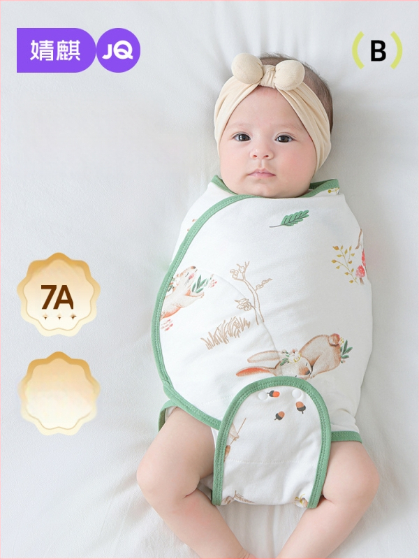 Βρεφικός σάκος ύπνου σε σχήμα κουκούλι με εξωτερικό ύφασμα από βαμβάκι 95%+ και επένδυση 95%+, αντιβακτηριακός και απομακρύνει την υγρασία, για νεογέννητα έως 12 μηνών, άνοιξη και φθινόπωρο.