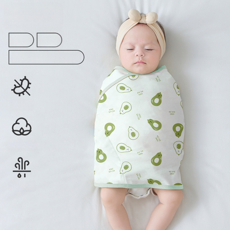 Βρεφικός σάκος ύπνου σε σχήμα κουκούλι με εξωτερικό ύφασμα από βαμβάκι 95%+ και επένδυση 95%+, αντιβακτηριακός και απομακρύνει την υγρασία, για νεογέννητα έως 12 μηνών, άνοιξη και φθινόπωρο.