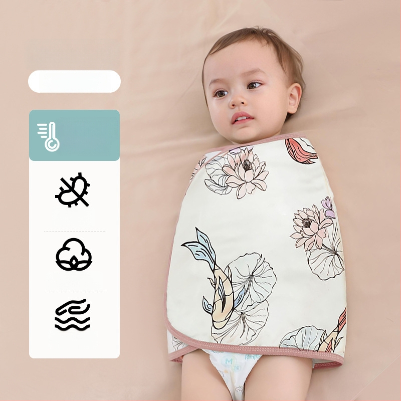 Βρεφικός σάκος ύπνου σε σχήμα κουκούλι με εξωτερικό ύφασμα από βαμβάκι 95%+ και επένδυση 95%+, αντιβακτηριακός και απομακρύνει την υγρασία, για νεογέννητα έως 12 μηνών, άνοιξη και φθινόπωρο.