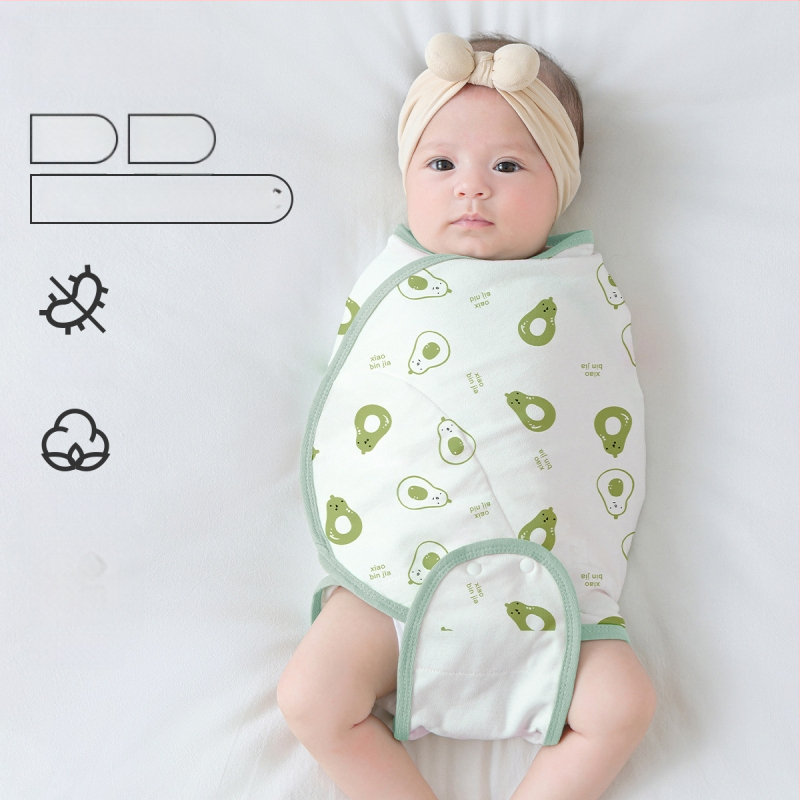 Βρεφικός σάκος ύπνου σε σχήμα κουκούλι με εξωτερικό ύφασμα από βαμβάκι 95%+ και επένδυση 95%+, αντιβακτηριακός και απομακρύνει την υγρασία, για νεογέννητα έως 12 μηνών, άνοιξη και φθινόπωρο.