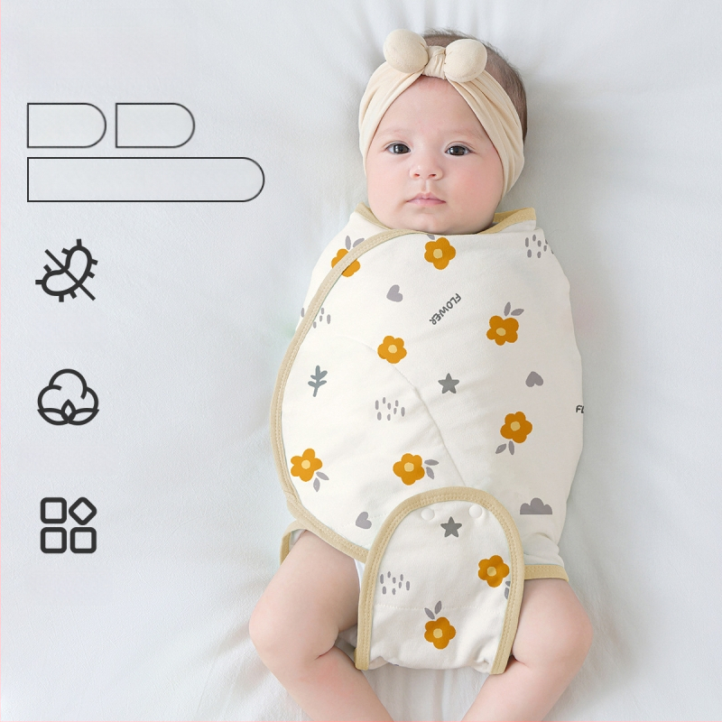 Βρεφικός σάκος ύπνου σε σχήμα κουκούλι με εξωτερικό ύφασμα από βαμβάκι 95%+ και επένδυση 95%+, αντιβακτηριακός και απομακρύνει την υγρασία, για νεογέννητα έως 12 μηνών, άνοιξη και φθινόπωρο.