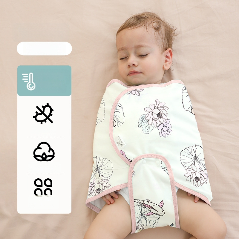 Βρεφικός σάκος ύπνου σε σχήμα κουκούλι με εξωτερικό ύφασμα από βαμβάκι 95%+ και επένδυση 95%+, αντιβακτηριακός και απομακρύνει την υγρασία, για νεογέννητα έως 12 μηνών, άνοιξη και φθινόπωρο.