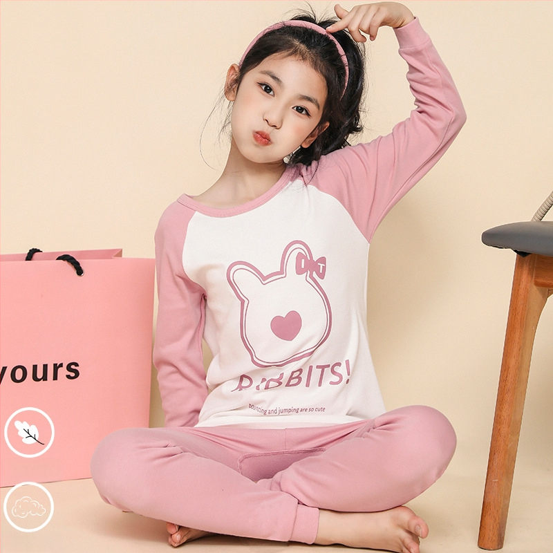 Σετ θερμικού εσωρούχου για κορίτσια, 100% βαμβάκι, για άνοιξη, φθινόπωρο και χειμώνα, διατηρεί τη ζεστασιά, για ηλικίες 8+ ετών (ύψος 140 cm+)