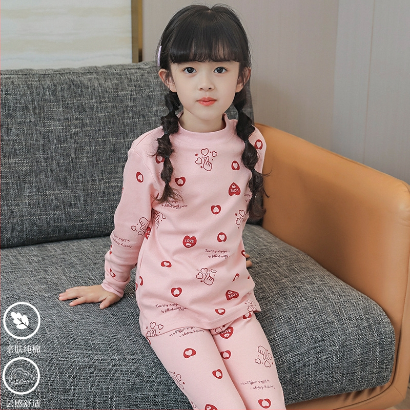 Σετ θερμικού εσωρούχου για κορίτσια, 100% βαμβάκι, για άνοιξη, φθινόπωρο και χειμώνα, διατηρεί τη ζεστασιά, για ηλικίες 8+ ετών (ύψος 140 cm+)