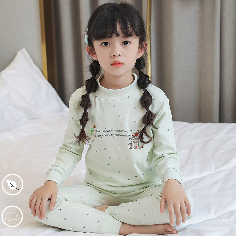 Σετ θερμικού εσωρούχου για κορίτσια, 100% βαμβάκι, για άνοιξη, φθινόπωρο και χειμώνα, διατηρεί τη ζεστασιά, για ηλικίες 8+ ετών (ύψος 140 cm+)