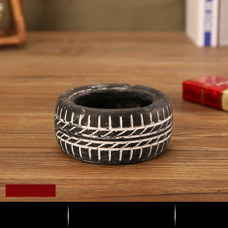 Настолен пепелник с форма на гума, минималистичен индустриален технологичен дизайн, модел AS65465161