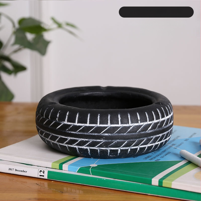 Настолен пепелник с форма на гума, минималистичен индустриален технологичен дизайн, модел AS65465161