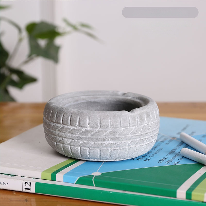 Настолен пепелник с форма на гума, минималистичен индустриален технологичен дизайн, модел AS65465161