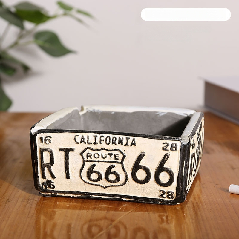 Настолен пепелник с форма на гума, минималистичен индустриален технологичен дизайн, модел AS65465161