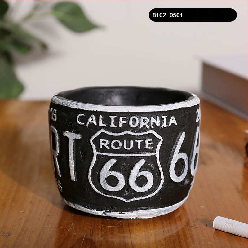 Настолен пепелник с форма на гума, минималистичен индустриален технологичен дизайн, модел AS65465161