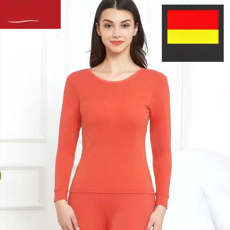 Set de lenjerie termică din bumbac pentru bărbați, top pulover cu mânecă lungă și pantaloni – 100% bumbac, țesătură de greutate medie, guler înalt