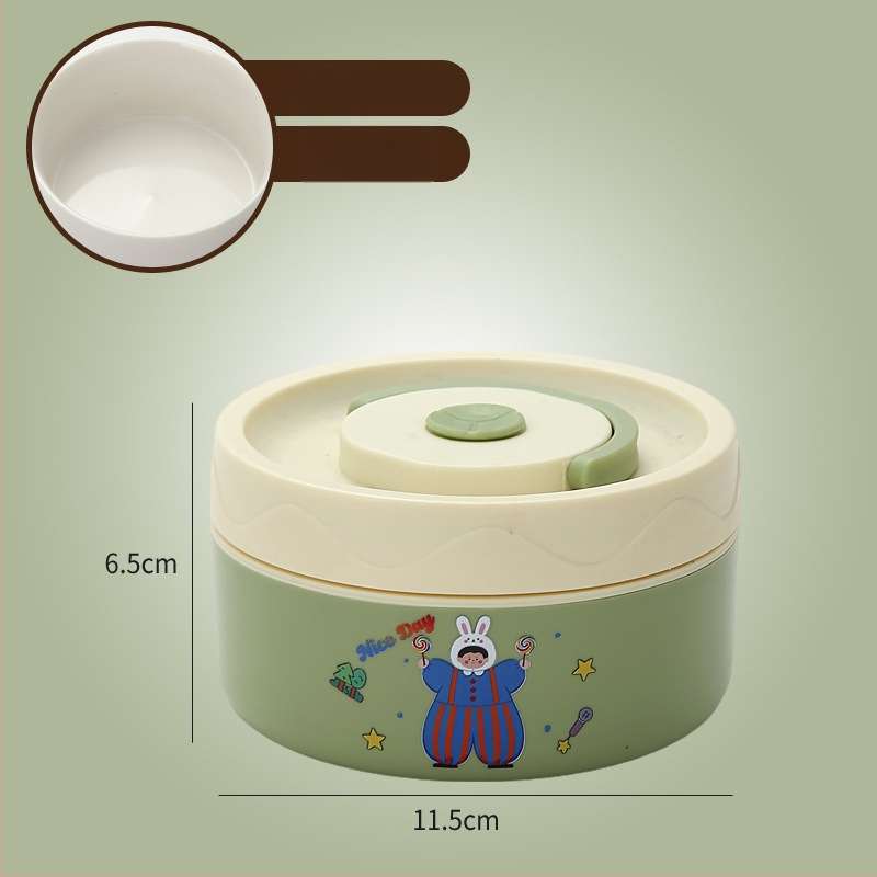 Κουτί μεσημεριανού, ανοξείδωτος χάλυβας 304, χωρητικότητα 301–500 ml, κατάλληλο για φούρνο μικροκυμάτων, σφραγμένο καπάκι, διατηρεί τη θερμοκρασία