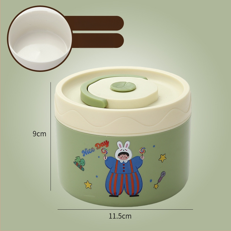 Κουτί μεσημεριανού, ανοξείδωτος χάλυβας 304, χωρητικότητα 301–500 ml, κατάλληλο για φούρνο μικροκυμάτων, σφραγμένο καπάκι, διατηρεί τη θερμοκρασία