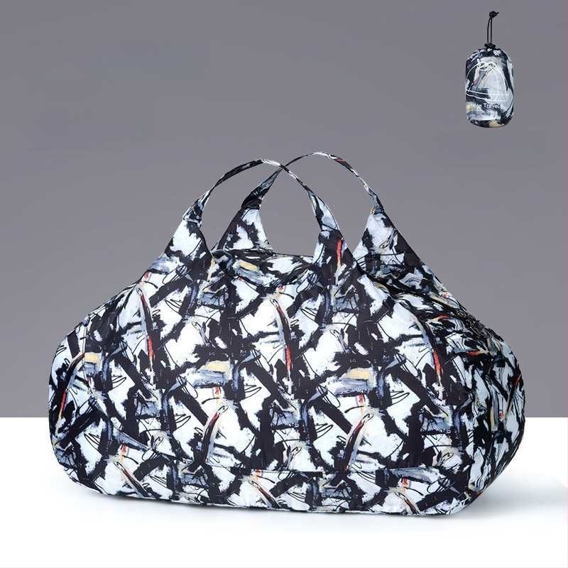 Unisex υπερ-ελαφριά πτυσσόμενη ταξιδιωτική Duffel τσάντα, 36–55L, πολυεστέρας