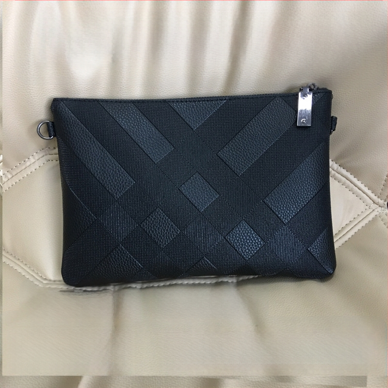 Mini Dragon portofel clutch masculin din piele PU – model geometric gravat, impermeabil, căptușeală din nylon, stil de afaceri