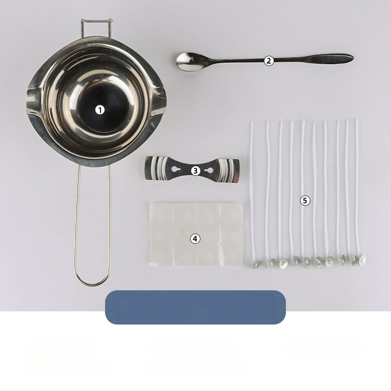 Mingmens aromaterápiás gyertya készítő készlet — kézműves eszközök indukciós főzőfelülettel, viasz fazékkal és hőmérővel