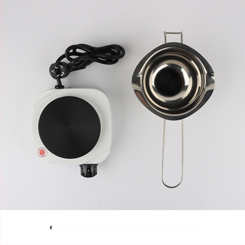 Mingmens aromaterápiás gyertya készítő készlet — kézműves eszközök indukciós főzőfelülettel, viasz fazékkal és hőmérővel