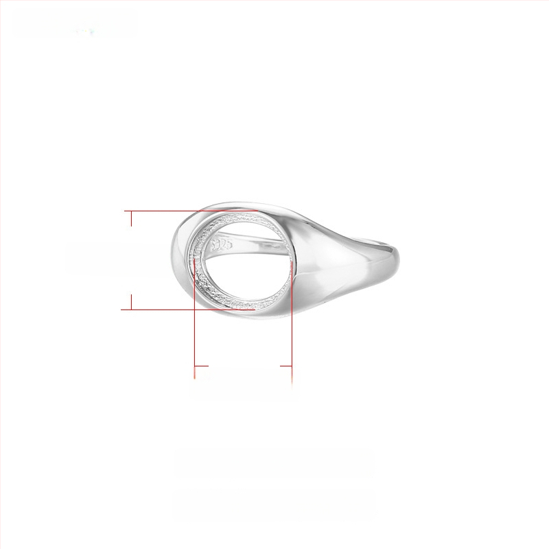 Réz gyűrűtartó, állítható nyílású, ovális forma, uniszex eredeti dizájn, elektroplátolt felület