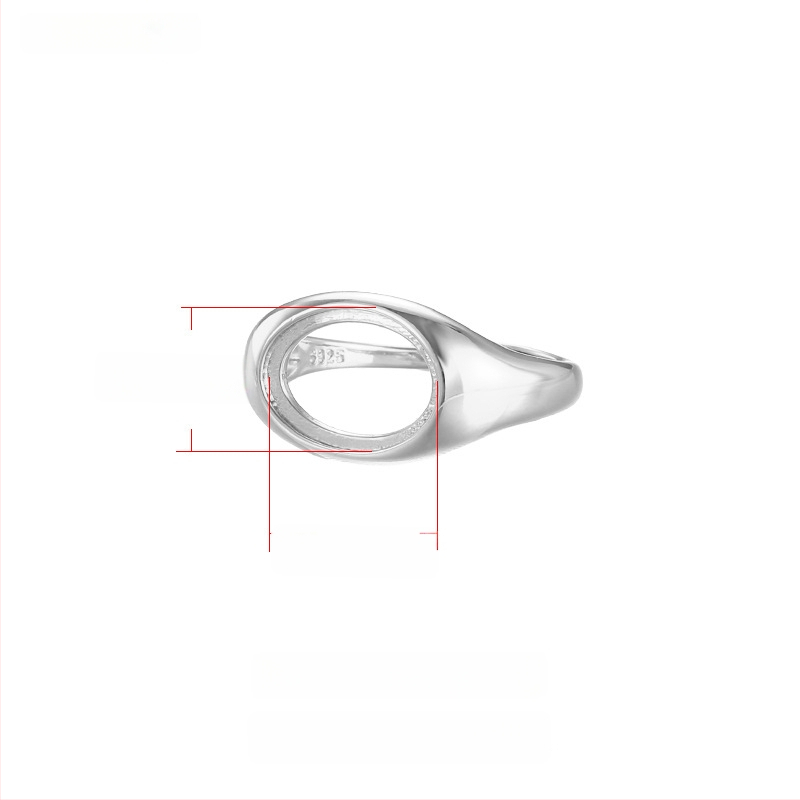 Réz gyűrűtartó, állítható nyílású, ovális forma, uniszex eredeti dizájn, elektroplátolt felület