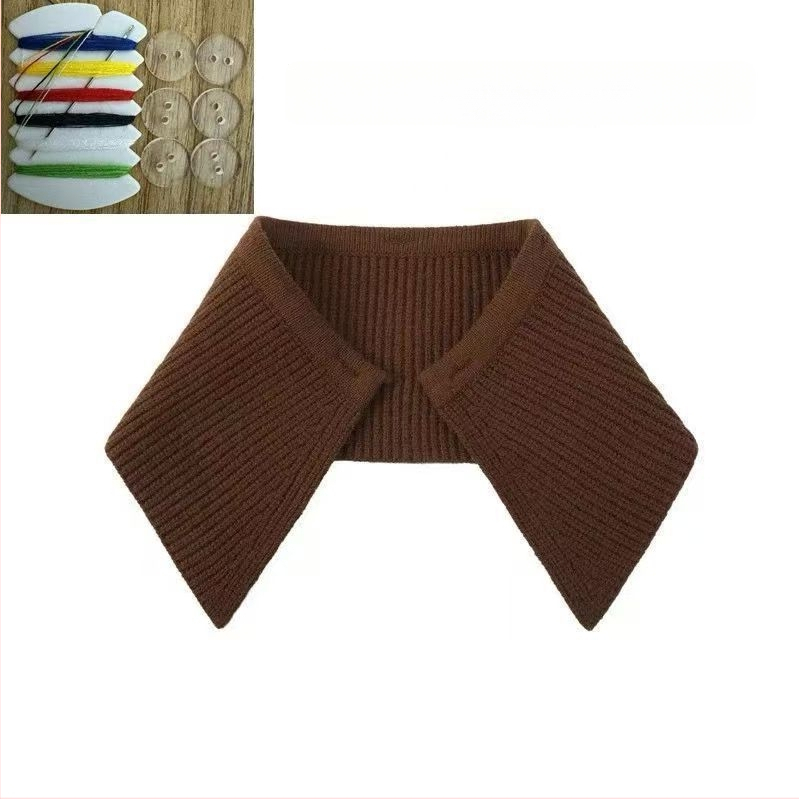 Shatongman Gyerekeknek Levehető Ríbben Négyzet Gallér Tollas Díszítéssel, Koreai Stílusú Nagy Gallér, Meleg, Foltmentes, Poliészter Külső és Poliészter Belső, 2025 Tavasz