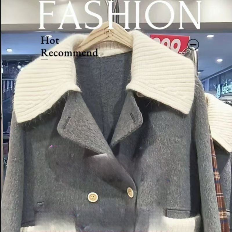 Shatongman Gyerekeknek Levehető Ríbben Négyzet Gallér Tollas Díszítéssel, Koreai Stílusú Nagy Gallér, Meleg, Foltmentes, Poliészter Külső és Poliészter Belső, 2025 Tavasz