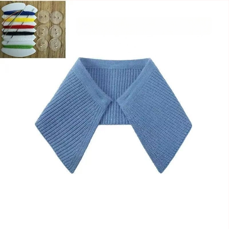 Shatongman Gyerekeknek Levehető Ríbben Négyzet Gallér Tollas Díszítéssel, Koreai Stílusú Nagy Gallér, Meleg, Foltmentes, Poliészter Külső és Poliészter Belső, 2025 Tavasz