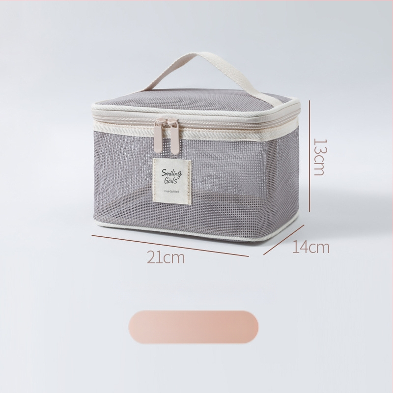 Maixing kozmetikai táska, Teslin anyag, kubikus alakú, légáteresztő, ultra könnyű, modell Tsl20250901