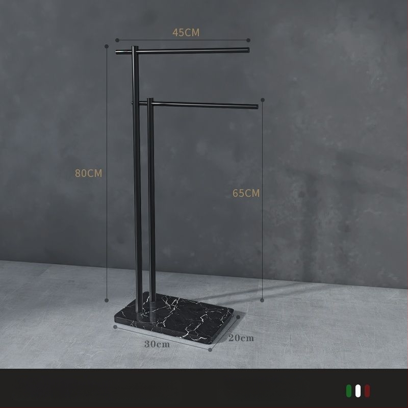 Suport de prosoape de podea din fier, stil chinezesc nou, certificare Watermarks, origine China, certificat nr. 1