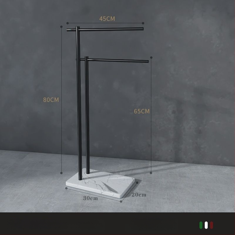 Suport de prosoape de podea din fier, stil chinezesc nou, certificare Watermarks, origine China, certificat nr. 1