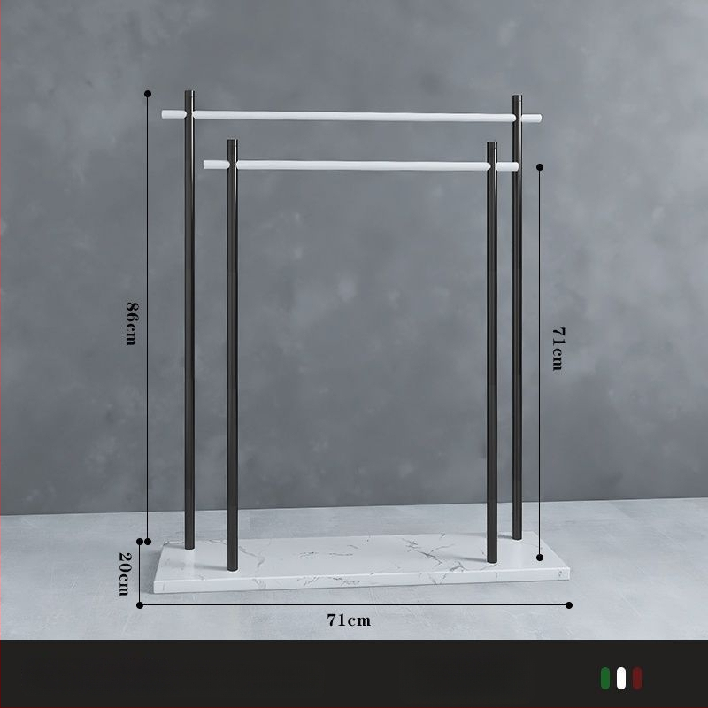 Suport de prosoape de podea din fier, stil chinezesc nou, certificare Watermarks, origine China, certificat nr. 1
