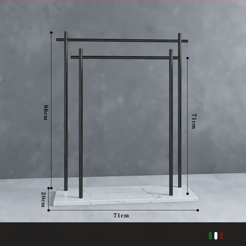 Suport de prosoape de podea din fier, stil chinezesc nou, certificare Watermarks, origine China, certificat nr. 1