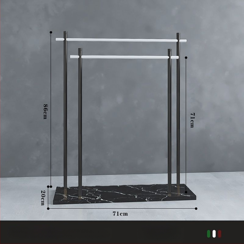 Suport de prosoape de podea din fier, stil chinezesc nou, certificare Watermarks, origine China, certificat nr. 1