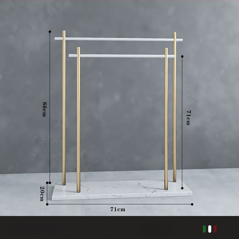 Suport de prosoape de podea din fier, stil chinezesc nou, certificare Watermarks, origine China, certificat nr. 1