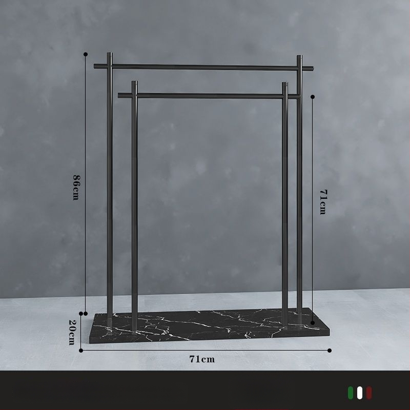 Suport de prosoape de podea din fier, stil chinezesc nou, certificare Watermarks, origine China, certificat nr. 1