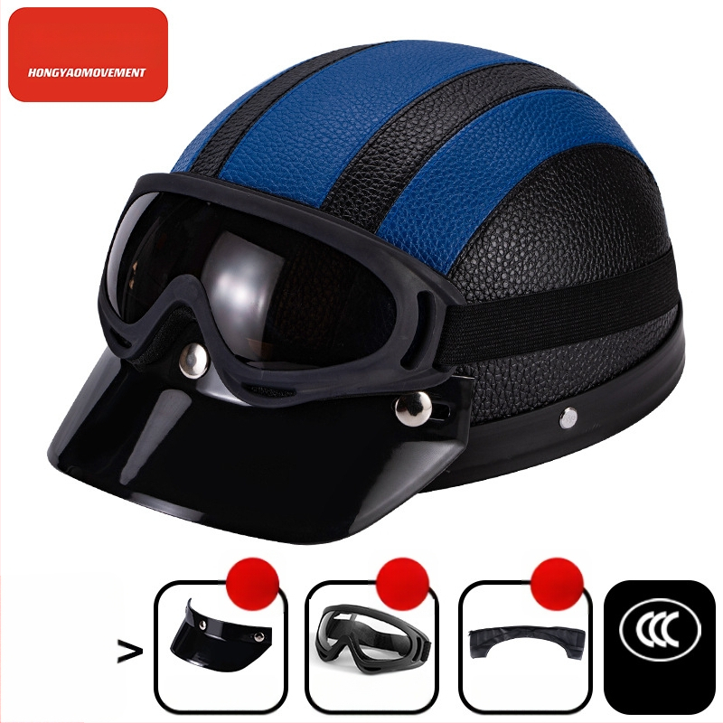 Μισό κράνος για ηλεκτρικά οχήματα, ABS κέλυφος, 3C πιστοποιημένο, για ενήλικες, όλο το χρόνο