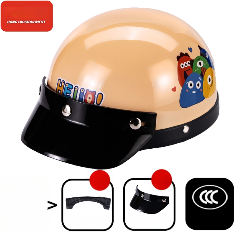 Μισό κράνος για ηλεκτρικά οχήματα, ABS κέλυφος, 3C πιστοποιημένο, για ενήλικες, όλο το χρόνο