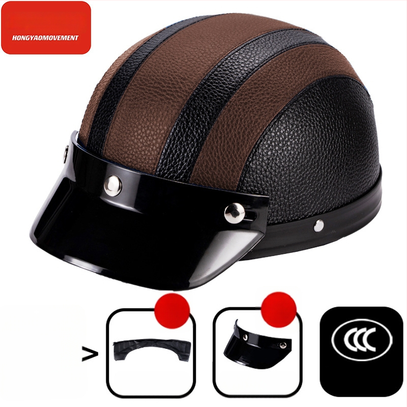 Μισό κράνος για ηλεκτρικά οχήματα, ABS κέλυφος, 3C πιστοποιημένο, για ενήλικες, όλο το χρόνο