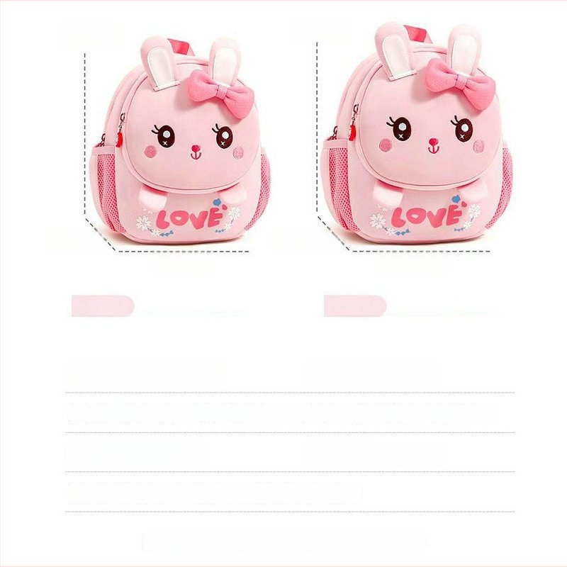 Óvodás gyermek hátizsák dinoszaurusz mintával, uniszex, lélegző diving cloth anyag, légpárnás vállpántok, állat mintázat