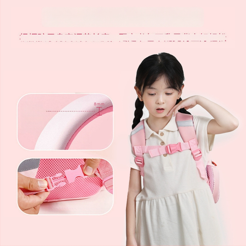 Óvodás gyermek hátizsák dinoszaurusz mintával, uniszex, lélegző diving cloth anyag, légpárnás vállpántok, állat mintázat