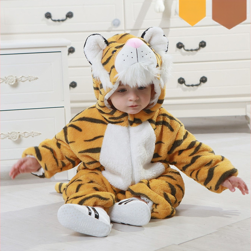 Unisex βρεφικό ολόσωμο φορμάκι με κουκούλα, μακριά μανίκια, ύφασμα φλανελ πολυεστέρα – για άνοιξη, φθινοπωρο και χειμώνα, μάρκα Tolo Rabbit