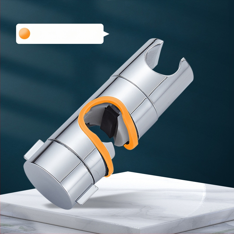 Držiak sprchový s vyvýšenou tyčou, univerzálny, bez vŕtania, nastaviteľné spodné sedenie a posuvný puzdro — Carpenter Ding