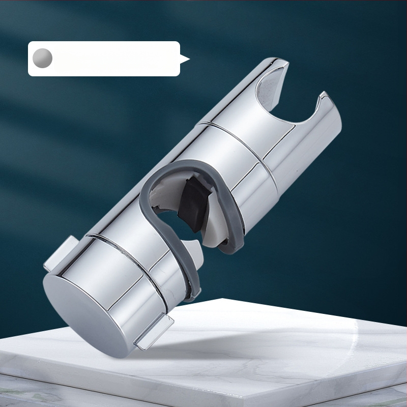 Držiak sprchový s vyvýšenou tyčou, univerzálny, bez vŕtania, nastaviteľné spodné sedenie a posuvný puzdro — Carpenter Ding