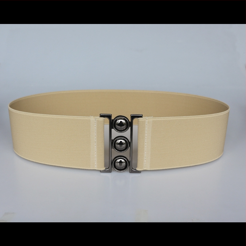 Centură elastică pentru talie, pentru rochie, cu dungi, cu buclă simplă, textură moale