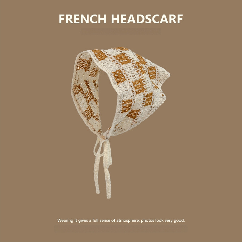 Koreai-stílusú, uniszex, akril fejpánt, geometriai mintával