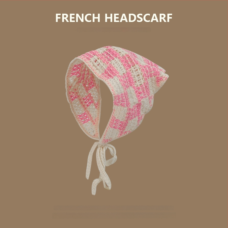 Koreai-stílusú, uniszex, akril fejpánt, geometriai mintával