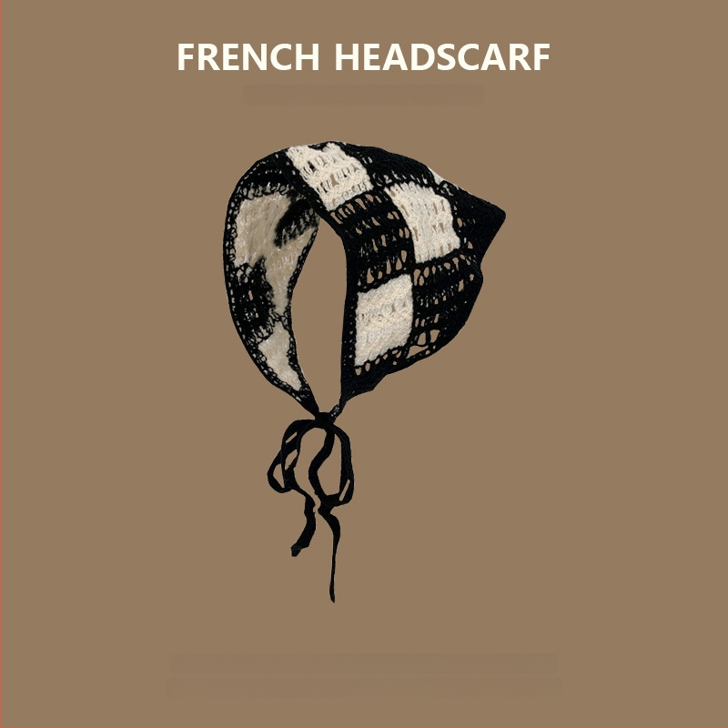 Koreai-stílusú, uniszex, akril fejpánt, geometriai mintával