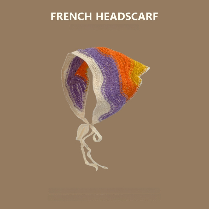 Koreai-stílusú, uniszex, akril fejpánt, geometriai mintával