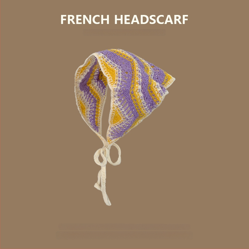 Koreai-stílusú, uniszex, akril fejpánt, geometriai mintával